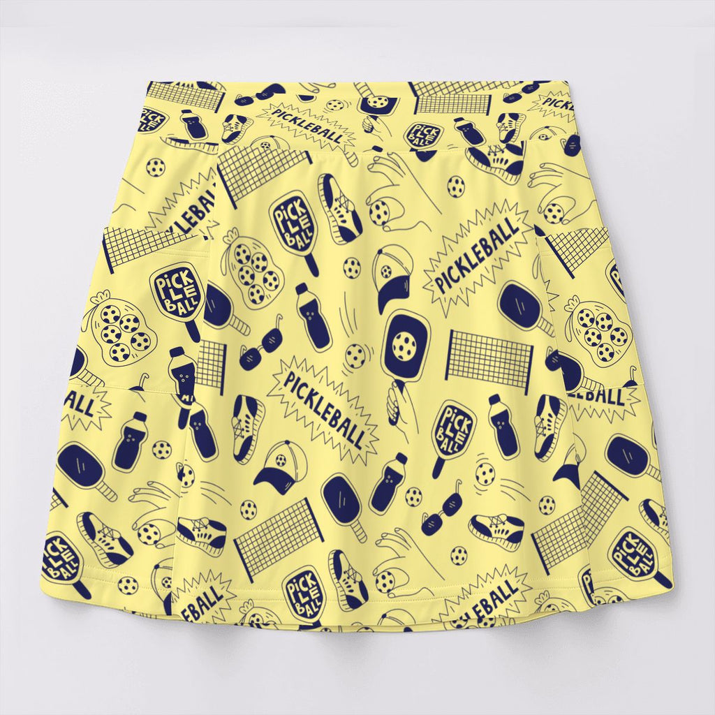 Women's Tennis Skort with Pockets 7 7 Dink in Pink (1) Dink in Pink (3) Dink in Pink (4)