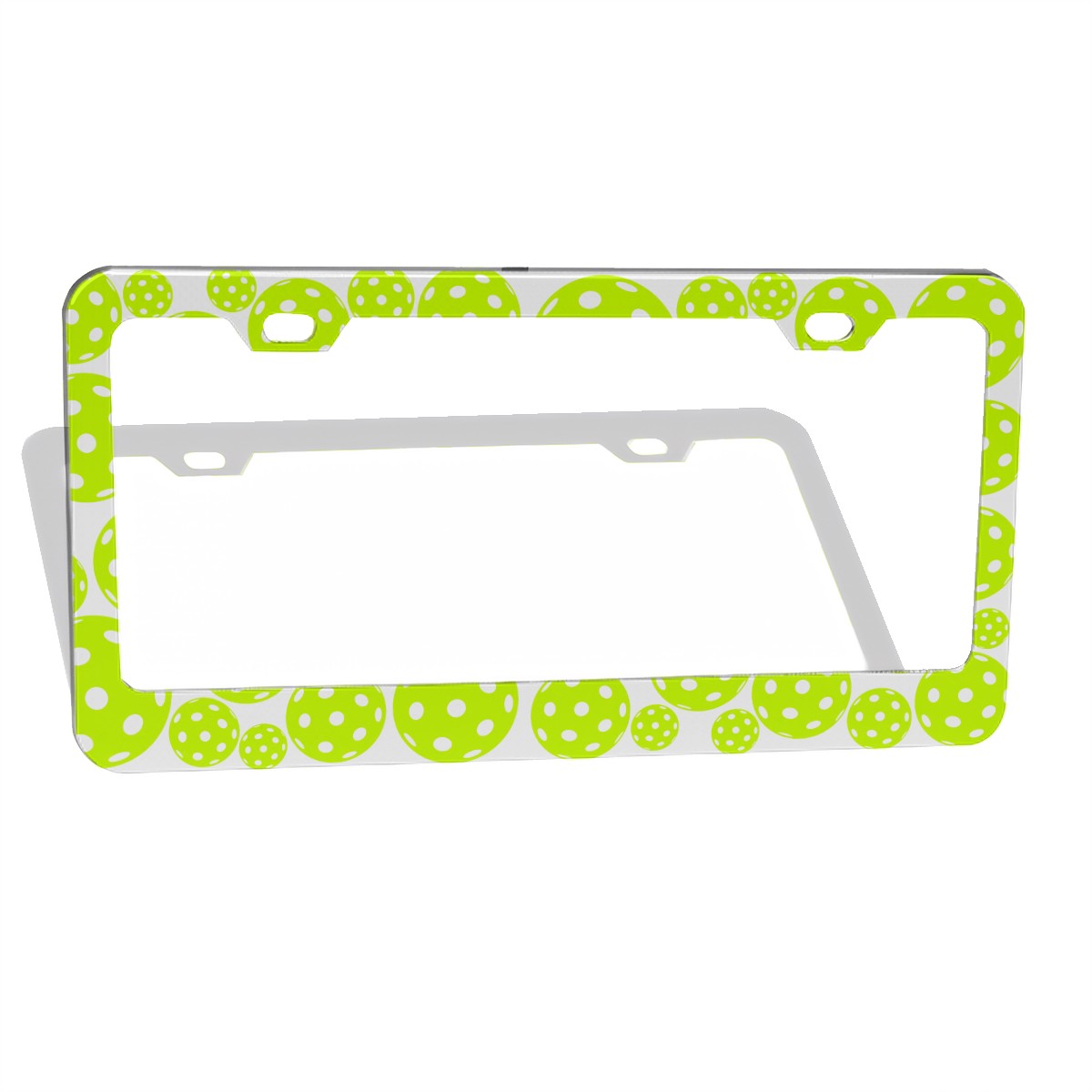 Flat Hole License Plate Frames 2pcs pickleball socks