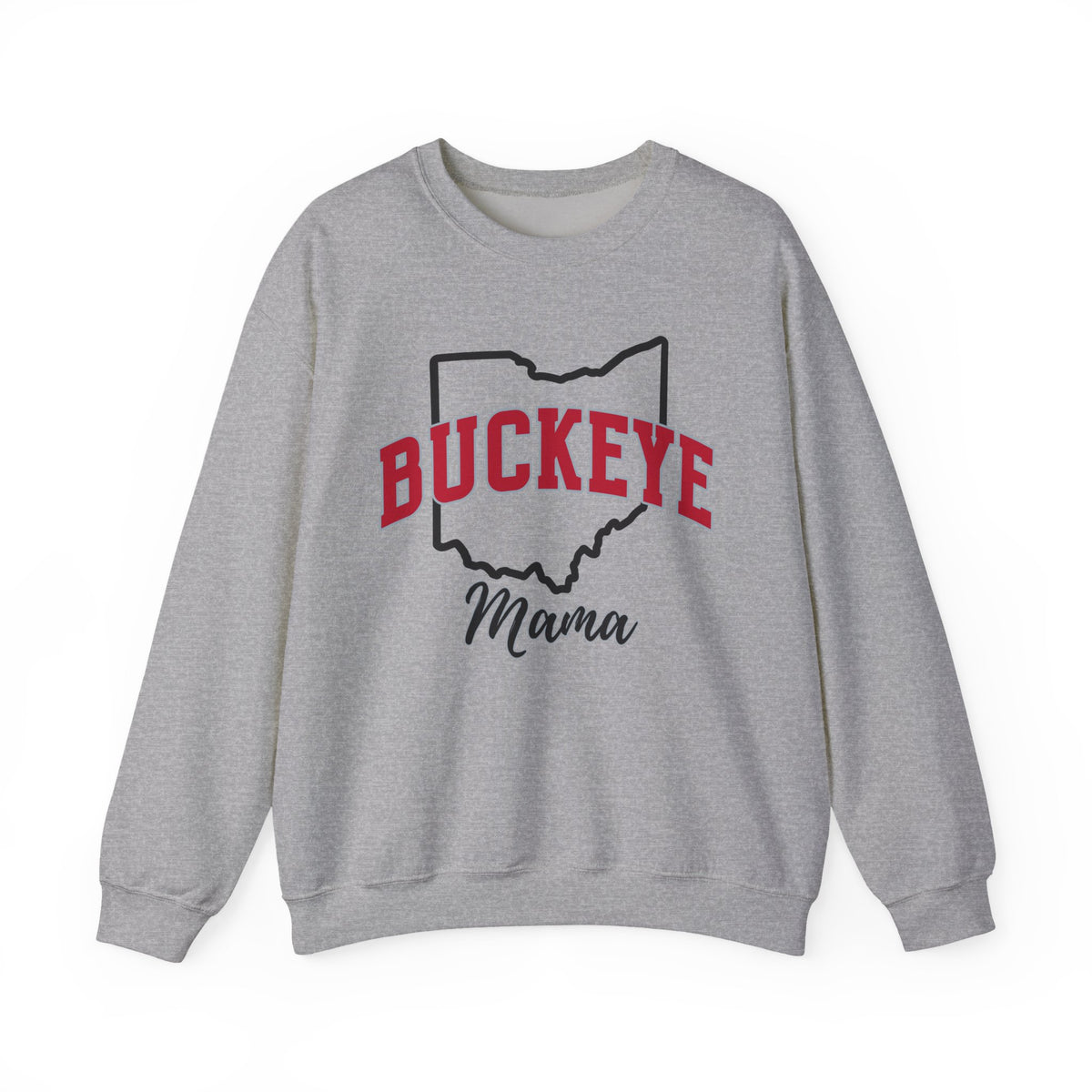 Custom Ohio Mama, Ohio Pride, Buckeye University School Sweater, Fun Mom Shirt, Freshman Mom Gift, Unisex Crewneck Sweatshirt