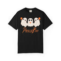 Pickleball Comfort Colors Halloween Ghost Shirt Cute Ghosts Playing Pickleball Boo Trick or Treat Fall Shirt for Pickleball Player