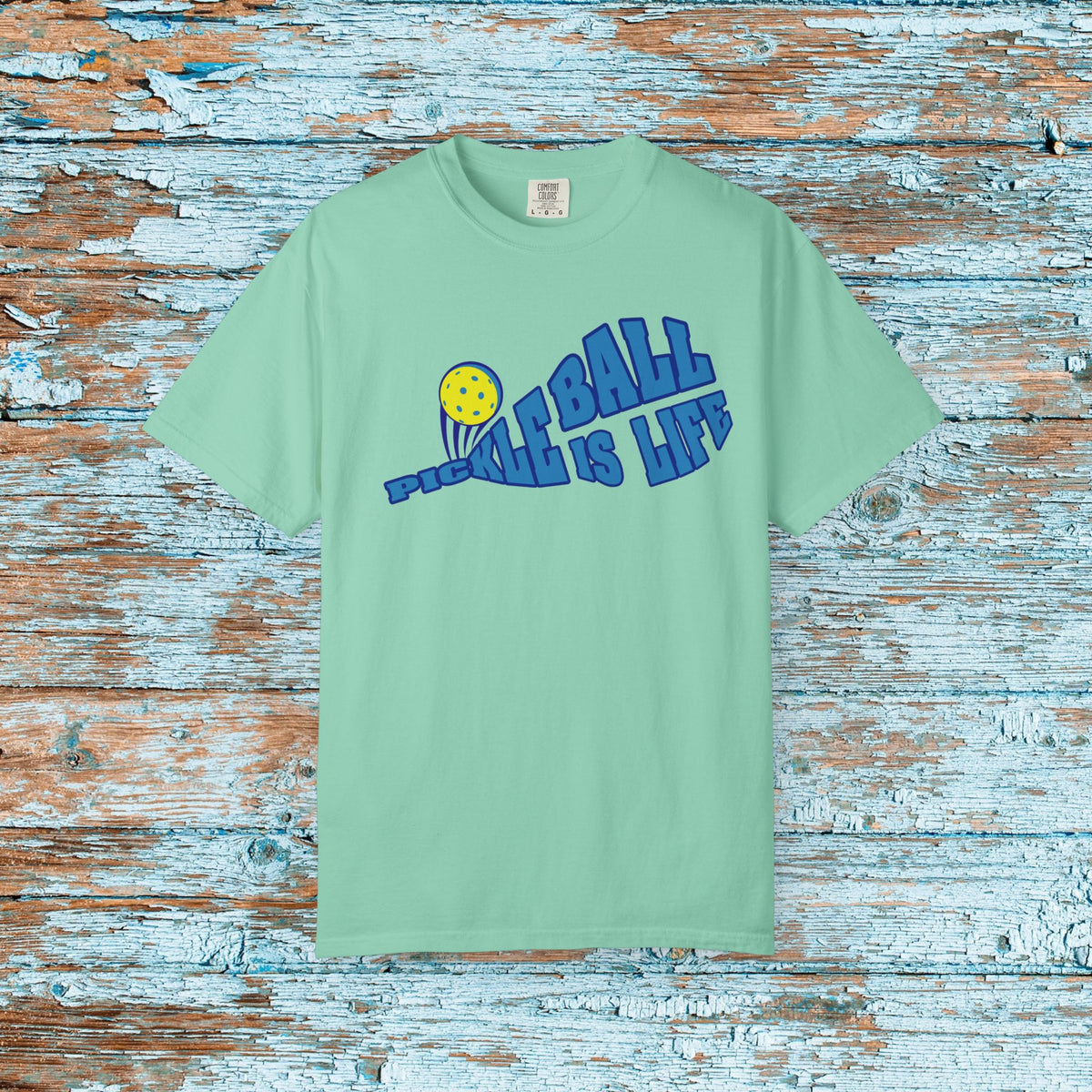 Comfort Colors Pickleball is Life Pickleball Paddle T-shirt Matching Team Shirt Gift for Mom Dad Pickleball Lover Player Gift