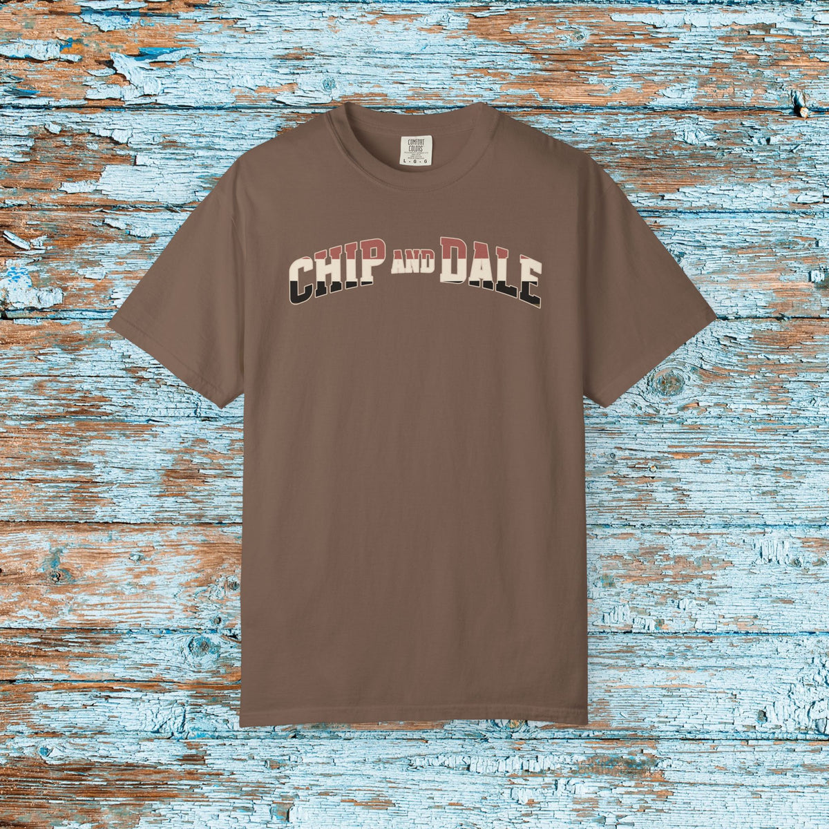 Comfort Colors Chip and Dale Mickey Shirt College Font Magical Matching Family Theme Park Kingdom Vacation Shirt
