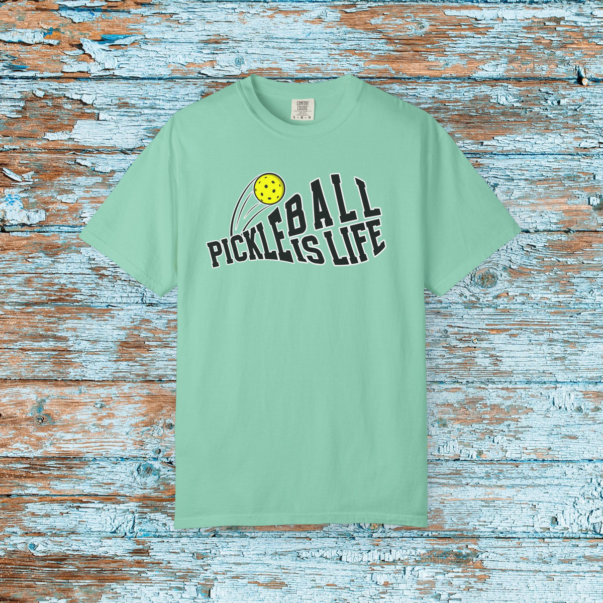 Comfort Colors Pickleball is Life Pickleball Paddle T-shirt Matching Team Shirt Gift for Mom Dad Pickleball Lover Player Gift
