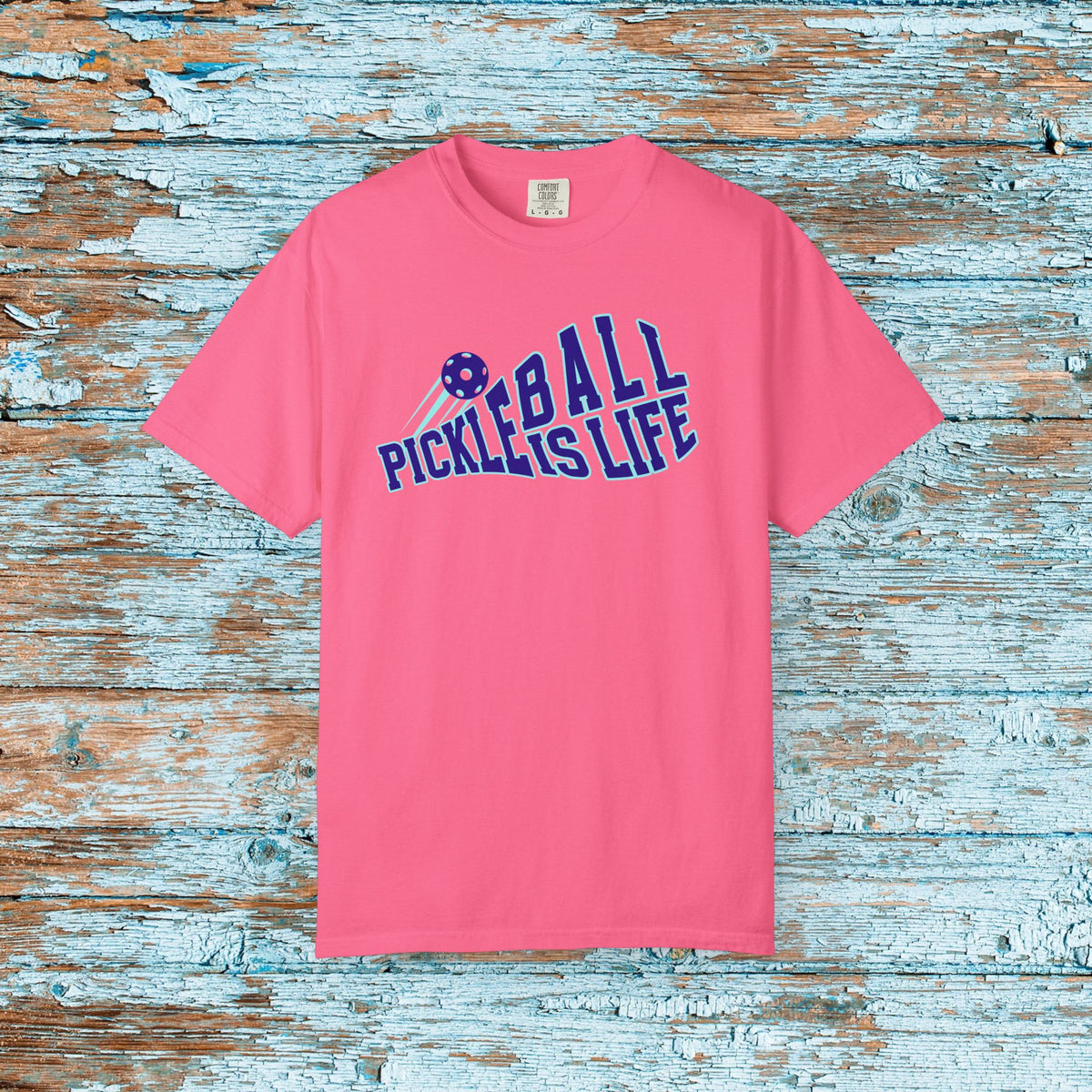 Comfort Colors Pickleball is Life Pickleball Paddle T-shirt Matching Team Shirt Gift for Mom Dad Pickleball Lover Player Gift