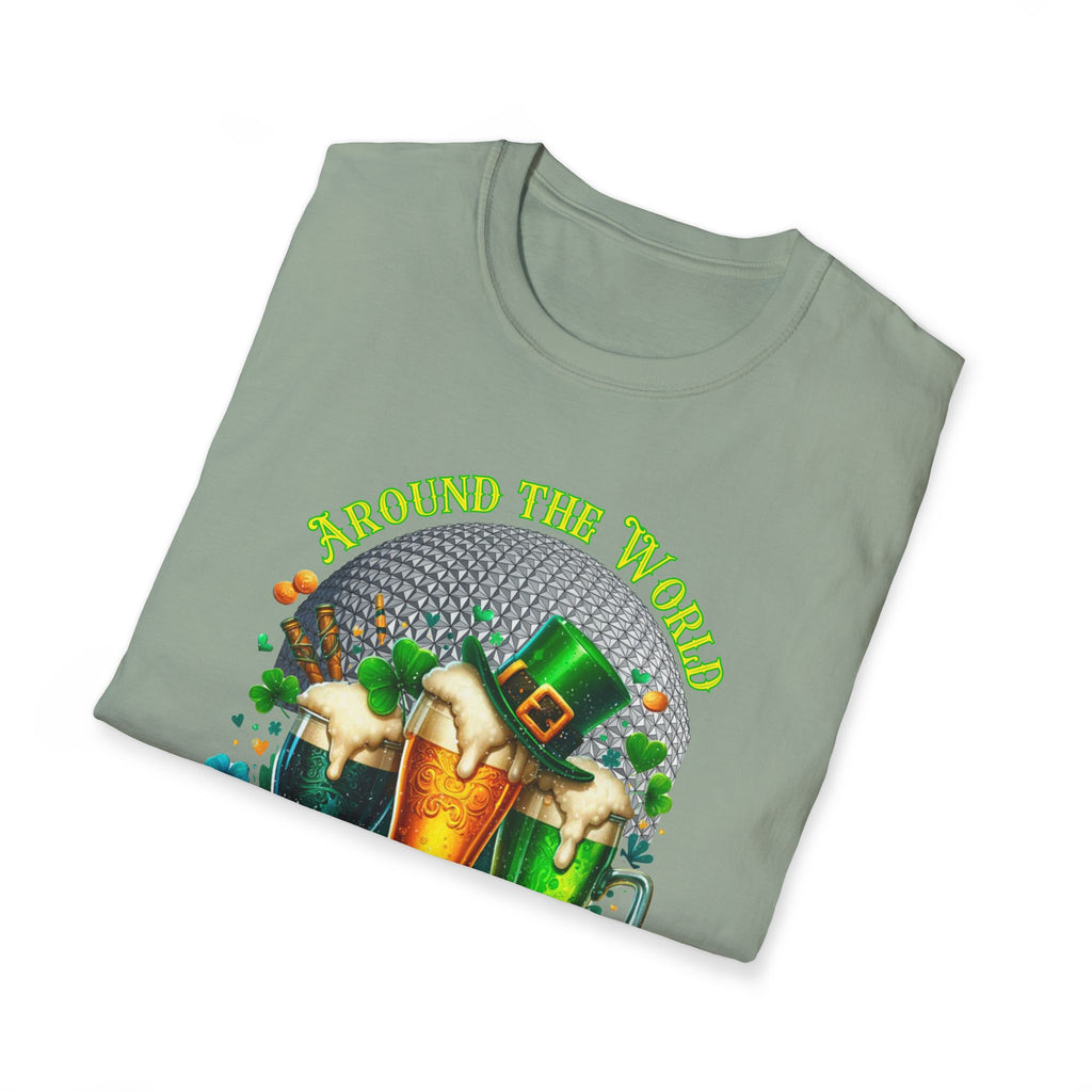 St. Patrick's Day EPCOT Drink Around The World  T-Shirt, Irish Drinking Club, Shamrock Shirt, Pinch Proof, Fun St. Paddy's Day