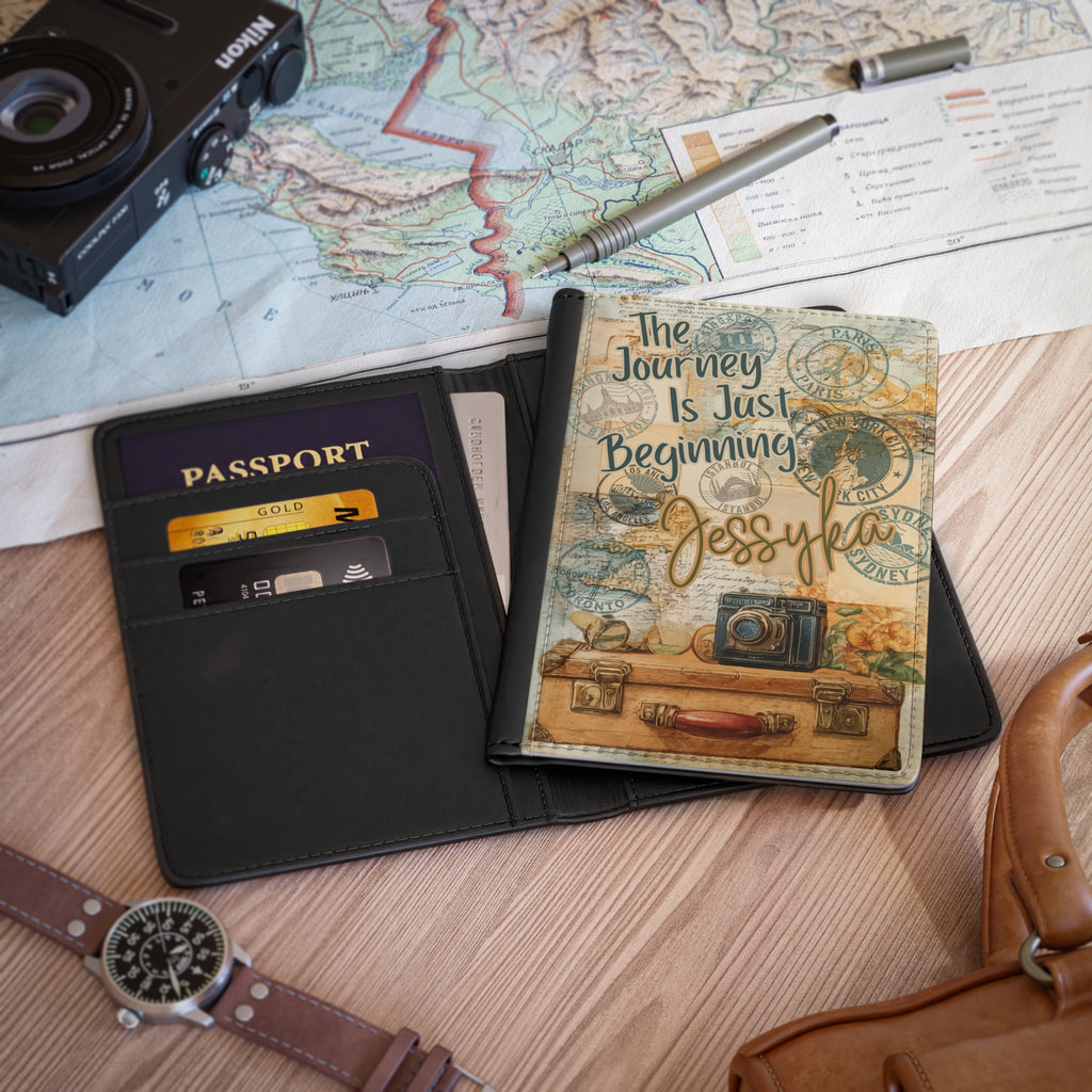 Custom Name Passport Cover, Personalized Graduation Gift, Travel Accessory, Stocking Stuffer for the Wander Lust