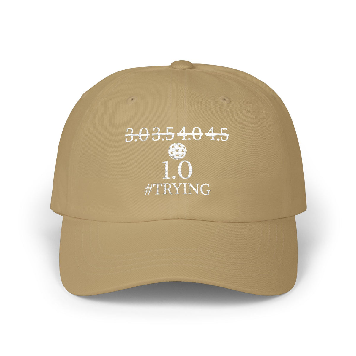 Funny Pickleball Embroidery Hat, Humorous Skill Grade, Classic Dad Cap, Learning Pickleball Sport Hat