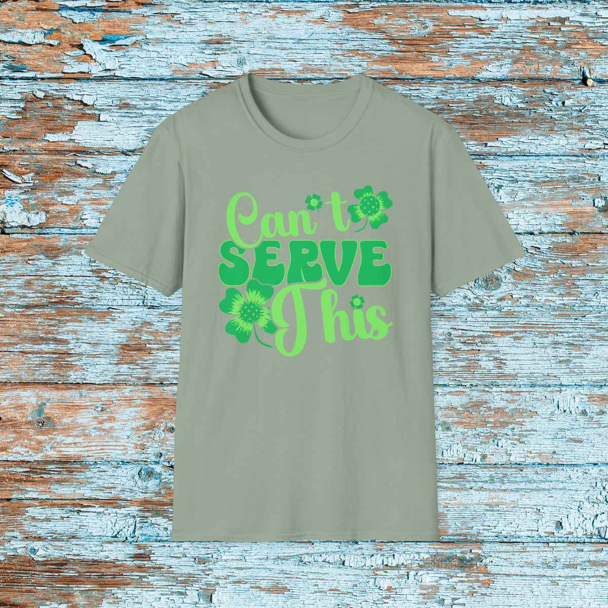 St Patricks Day Shirt, Can't Serve This Pickleball Shirt, Funny Pickleball T Shirt, Pickleball Tee, Leprechaun Pickleball Gift, Player Shirt