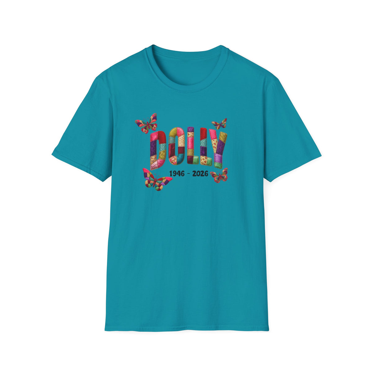 Dolly Tribute Shirt, Coat of Many Colors, Faux Quilt, Patchwork Aesthetic T-Shirt