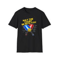 May the Court Be With You Pickleball Paddle T-Shirt