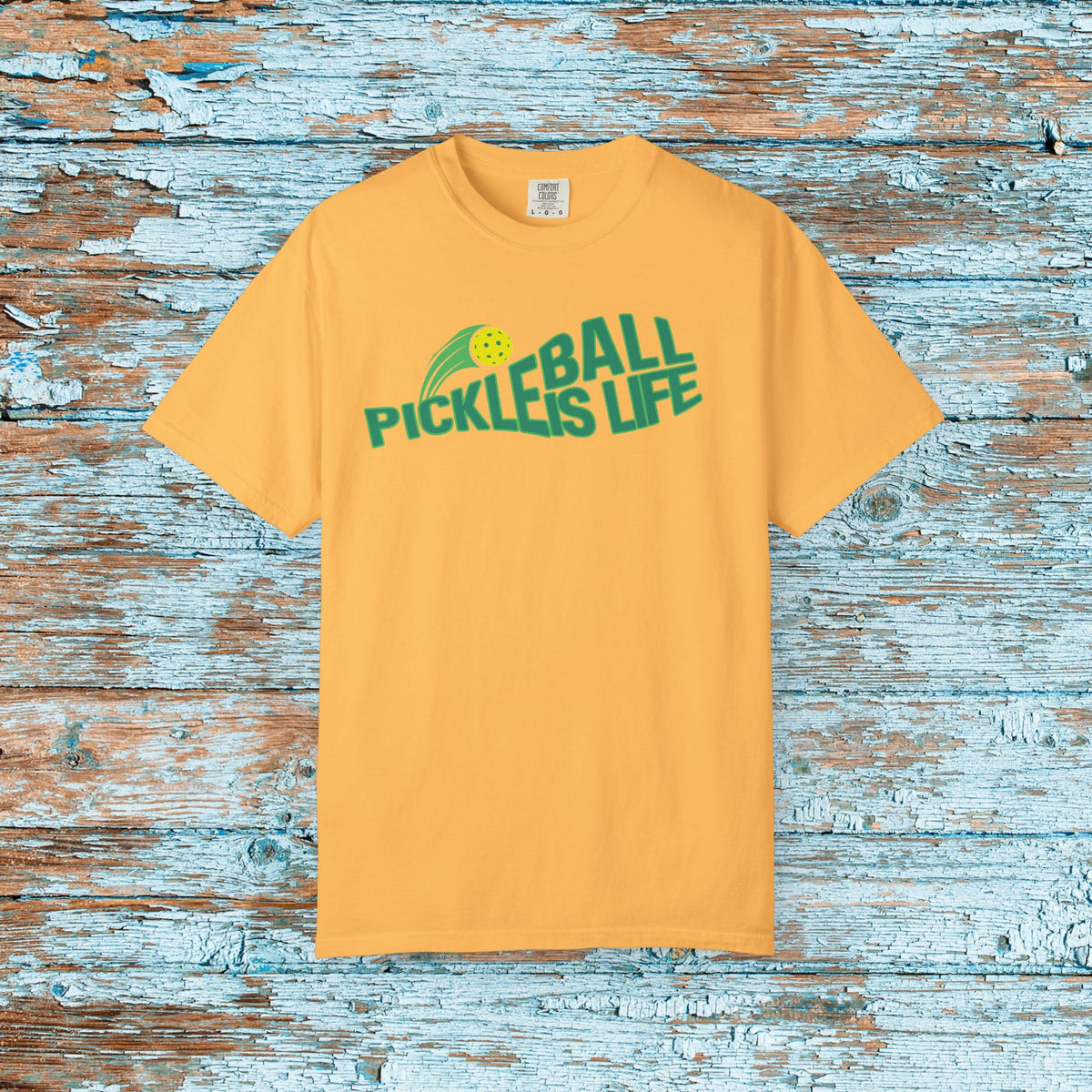 Comfort Colors Pickleball is Life Pickleball Paddle T-shirt Matching Team Shirt Gift for Mom Dad Pickleball Lover Player Gift