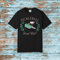 Pickleball Funny Comfort Colors Shirt Pickleball Social Club Coquette Bow Cocktail Shirt for Her Him Mom Team Pickleball Lover Player Gift