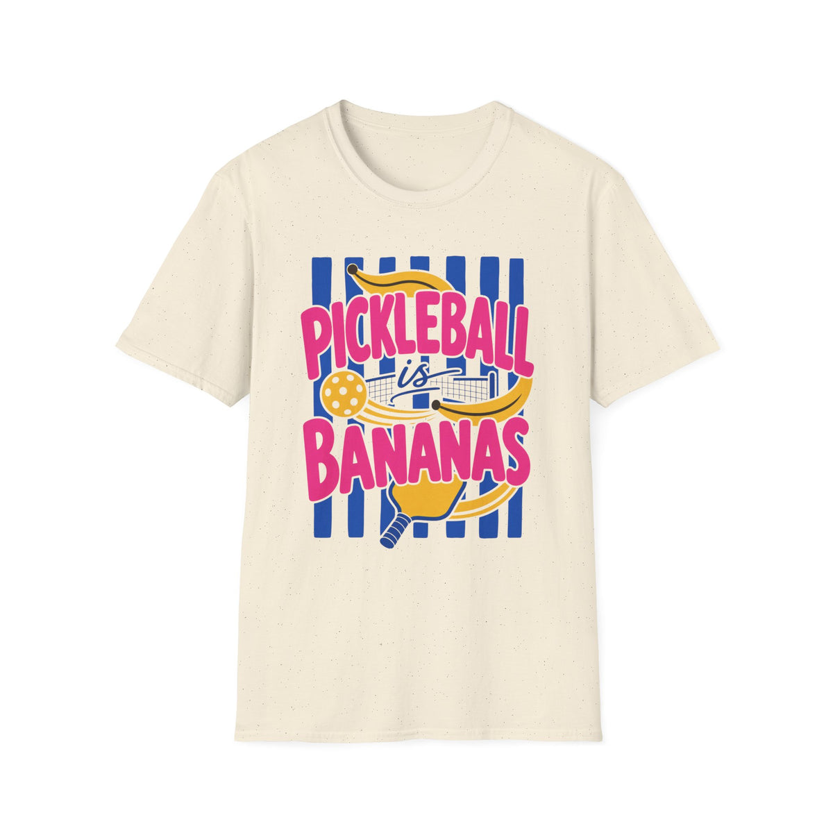 Pickleball is Bananas T-Shirt | Retro Fruits Stripes Design | Pickleball Player Shirt | Pickleball Gift for Mom Her