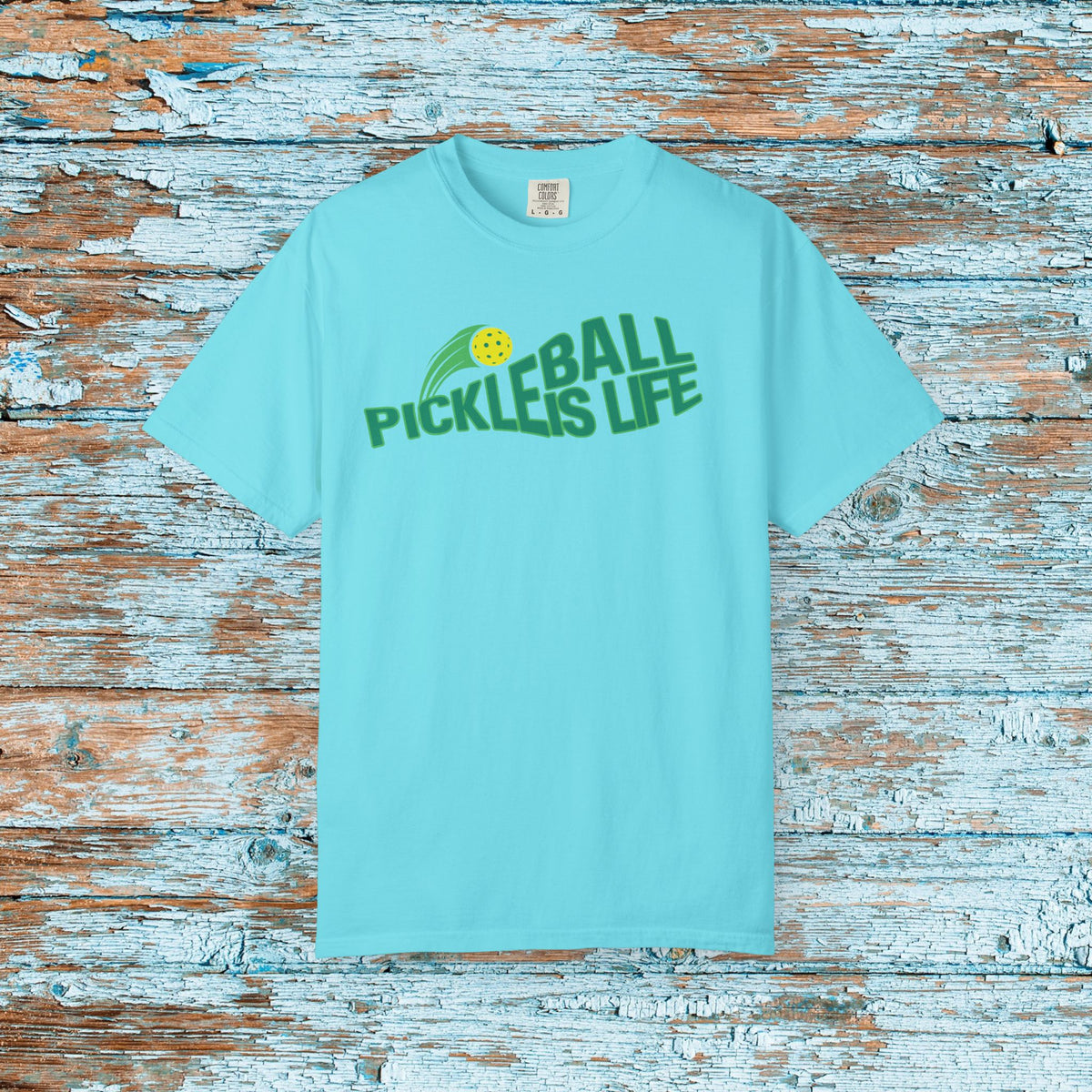 Comfort Colors Pickleball is Life Pickleball Paddle T-shirt Matching Team Shirt Gift for Mom Dad Pickleball Lover Player Gift