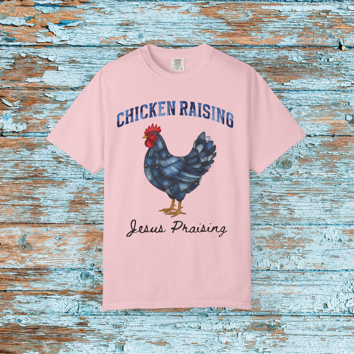 Comfort Colors Chicken Shirt, Cute Christian Shirt For Women,Jesus Shirt,Christian Gift, Christian Christmas Shirt,Love and Grace Shirt