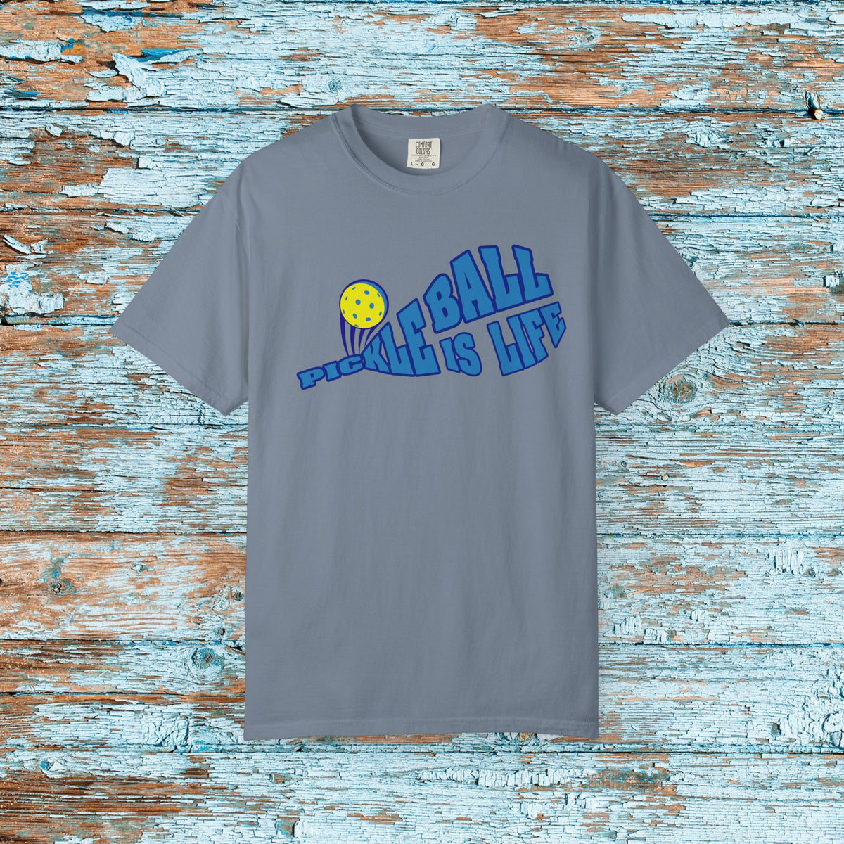 Comfort Colors Pickleball is Life Pickleball Paddle T-shirt Matching Team Shirt Gift for Mom Dad Pickleball Lover Player Gift