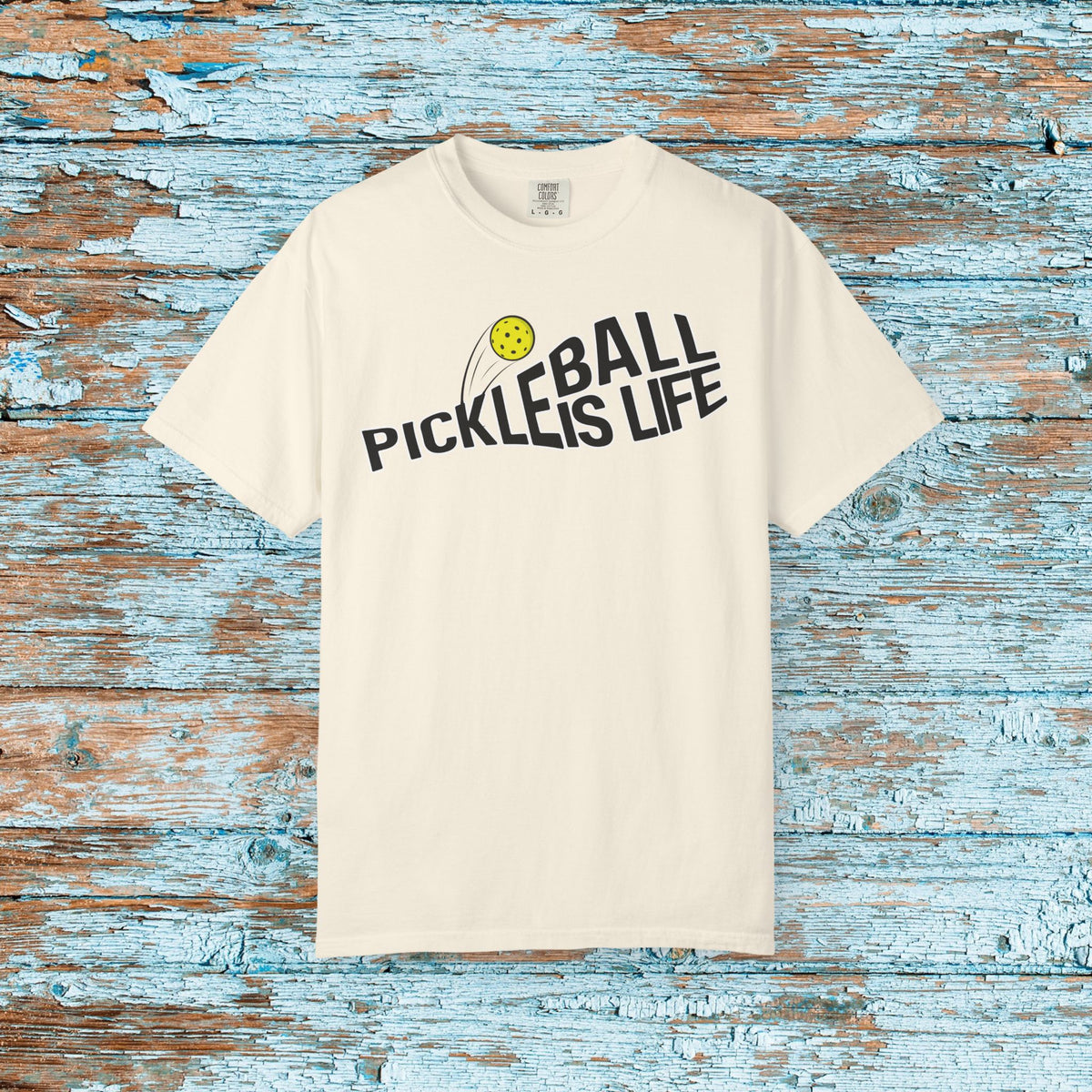 Comfort Colors Pickleball is Life Pickleball Paddle T-shirt Matching Team Shirt Gift for Mom Dad Pickleball Lover Player Gift