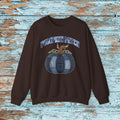 Halloween Pumpkin Patch Denim Patchwork Crewneck Sweatshirt Cute Fall Fun Pumpkin Cozy Season Sweatshirt