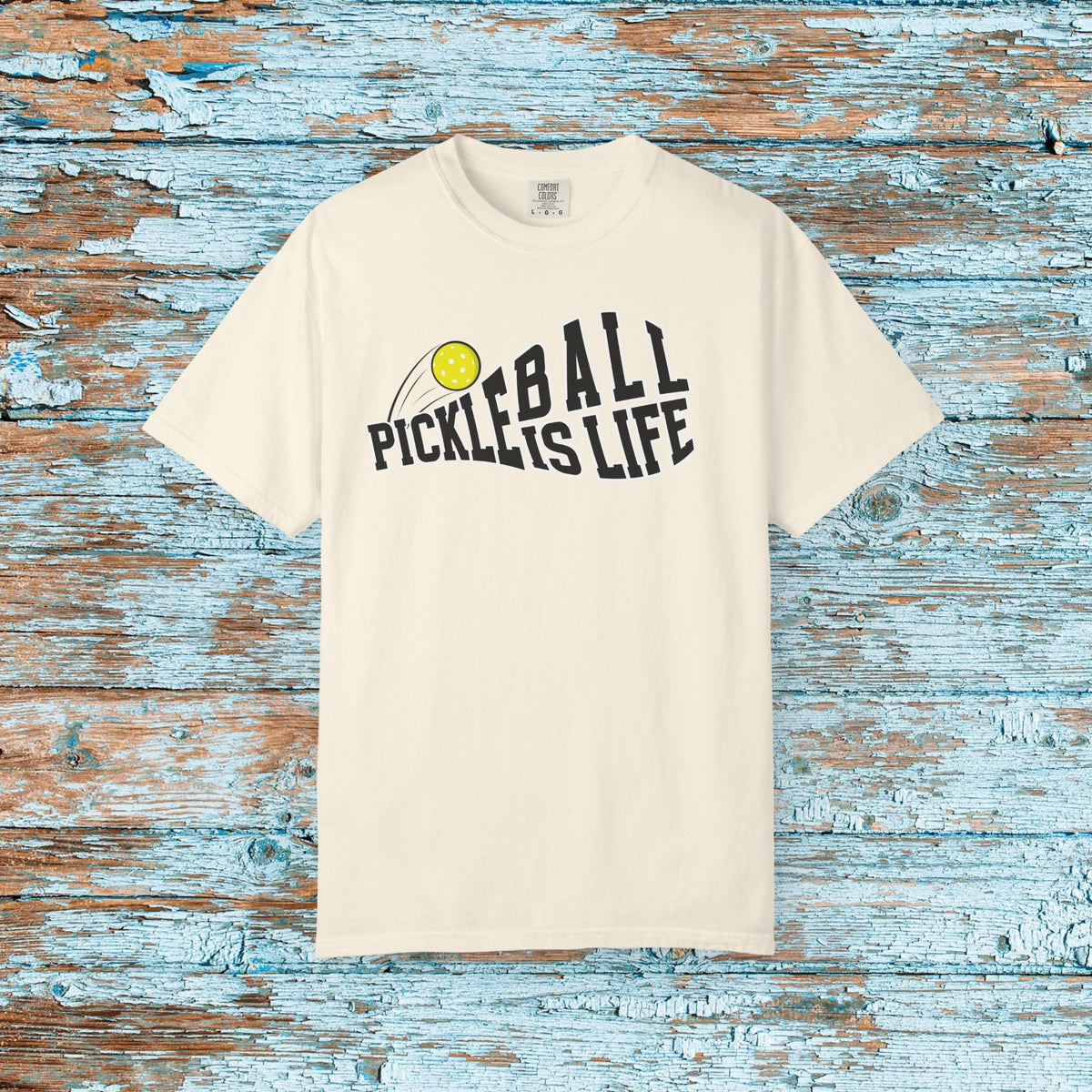 Comfort Colors Pickleball is Life Pickleball Paddle T-shirt Matching Team Shirt Gift for Mom Dad Pickleball Lover Player Gift