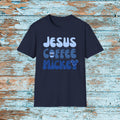 Jesus Coffee Mickey Fun Softstyle T-Shirt Perfect gift for Jesus Coffee and Mickey Lover. Church Theme Park Coffee