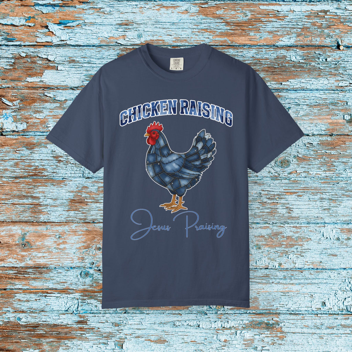 Comfort Colors Chicken Shirt, Cute Christian Shirt For Women,Jesus Shirt,Christian Gift, Christian Christmas Shirt,Love and Grace Shirt
