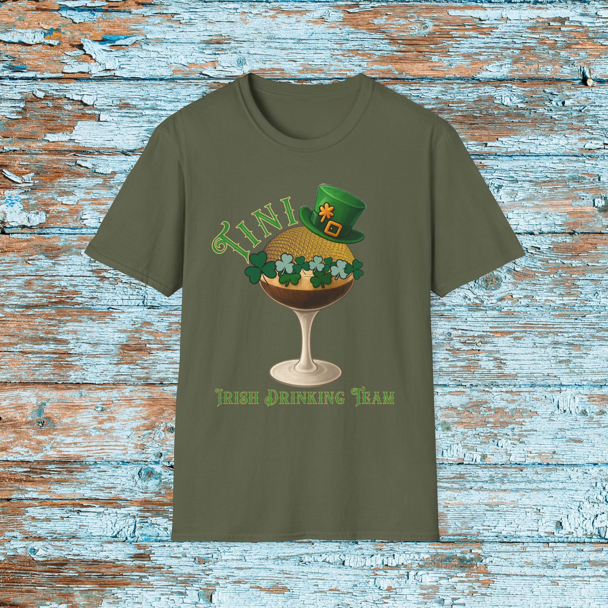 St. Patrick's Day EPCOT Drink Around The World  T-Shirt, Irish Martini, Shamrock Shirt, Pinch Proof, Fun St. Paddy's Day
