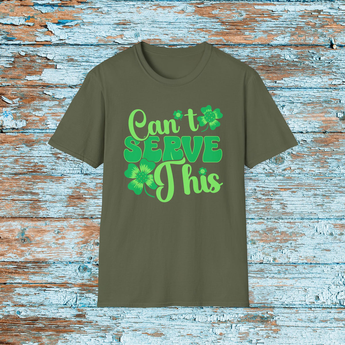 St Patricks Day Shirt, Can't Serve This Pickleball Shirt, Funny Pickleball T Shirt, Pickleball Tee, Leprechaun Pickleball Gift, Player Shirt