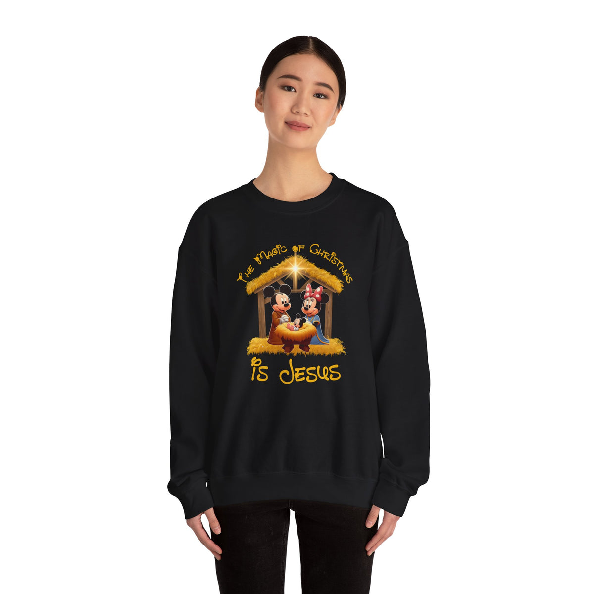 Jesus Mickey Magic Family Matching Shirts Greatest Gift of all Nativity Shirt Christian Christmas Shirt Religious Shirt Bible Verse Shirt