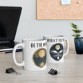 Christian Be the Moon Reflect the Son Jesus Ceramic Mug, (11oz, 15oz) Gift for Mom, Dad, Pastor Gift, Church Small Group, Home Decor