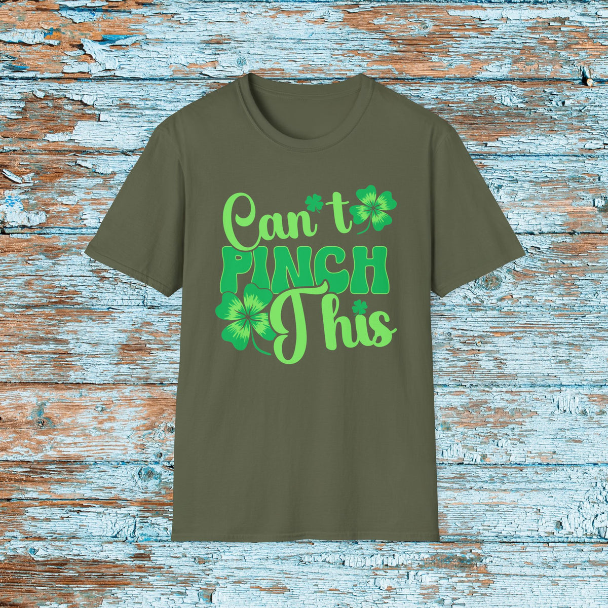 St. Patrick's Day T-Shirt, Green Can't Pinch This, Shamrock Shirt, Pinch Proof, Fun St. Paddy's Day