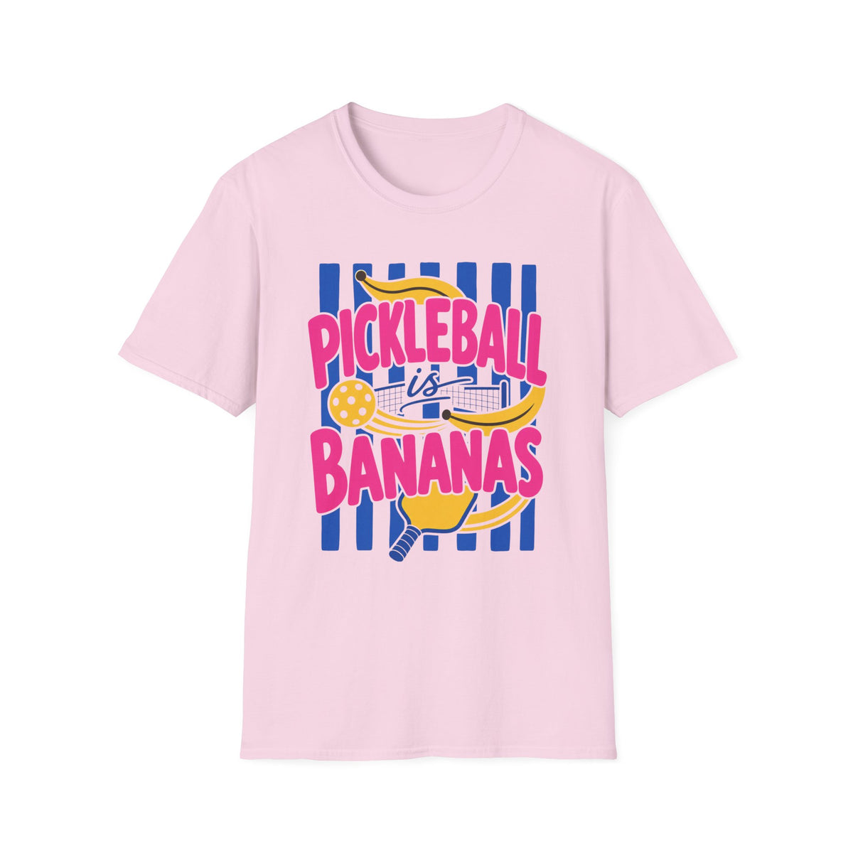 Pickleball is Bananas T-Shirt | Retro Fruits Stripes Design | Pickleball Player Shirt | Pickleball Gift for Mom Her