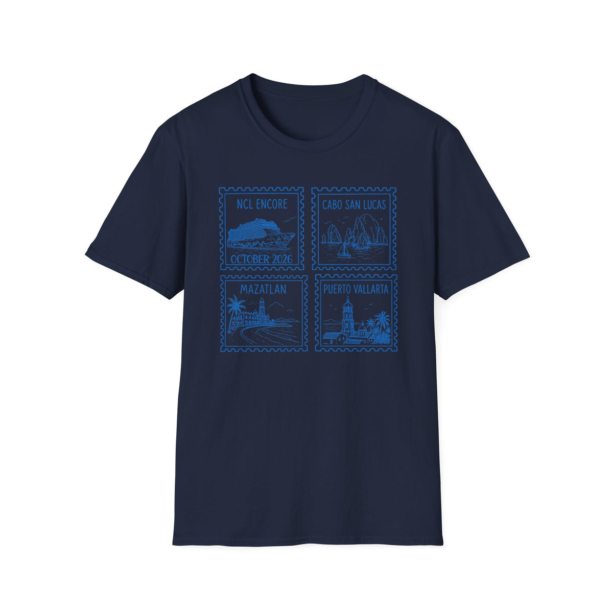 Custom Cruise Family Vacation Matching T-Shirt, Personalized Cruise Ship Tee, Custom Tee, Bachelorette Party, Destination Travel Shirt