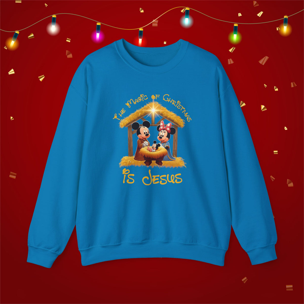 Jesus Mickey Magic Family Matching Shirts Greatest Gift of all Nativity Shirt Christian Christmas Shirt Religious Shirt Bible Verse Shirt