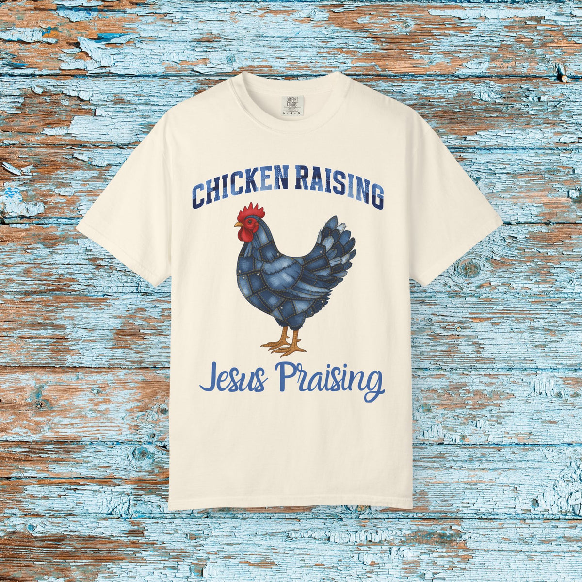 Comfort Colors Chicken Shirt, Cute Christian Shirt For Women,Jesus Shirt,Christian Gift, Christian Christmas Shirt,Love and Grace Shirt