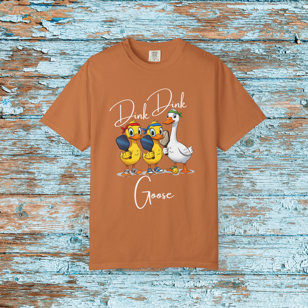 Pickleball Funny Goose Comfort Colors Shirt Dink Dink Goose Pickleball Shirt for Her Him Mom Dad Team Shirt Pickleball Lover Player Gift