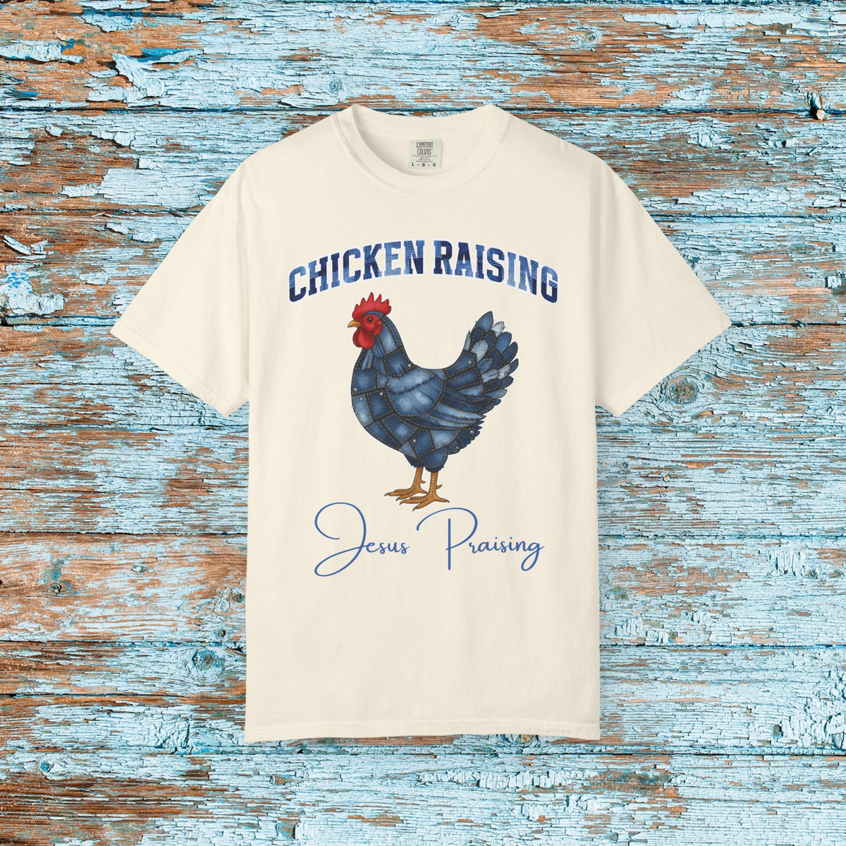 Comfort Colors Chicken Shirt, Cute Christian Shirt For Women,Jesus Shirt,Christian Gift, Christian Christmas Shirt,Love and Grace Shirt