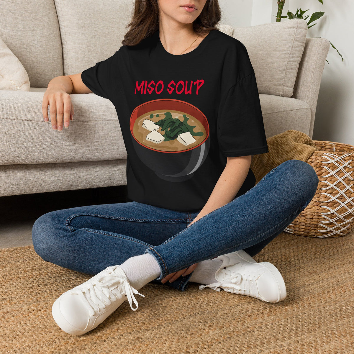 Funny Halloween Costume T-Shirt Miso Soup, Food Costume Top, Office Group Costume Shirt, Matching Friends Family Shirt