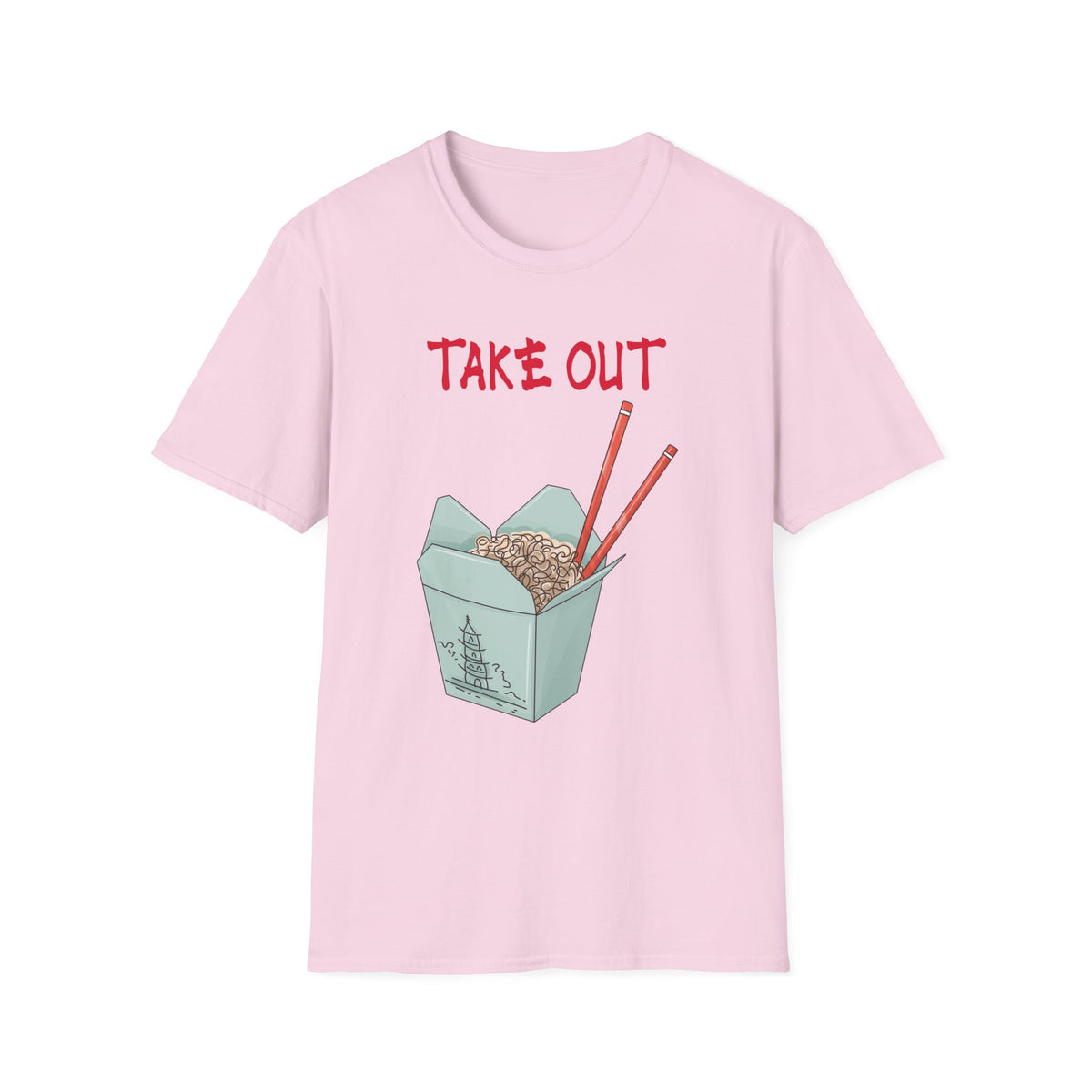 Funny Halloween Costume T-Shirt Chinese Take Out, Food Costume Top, Office Group Costume Shirt, Matching Friends Family Shirt