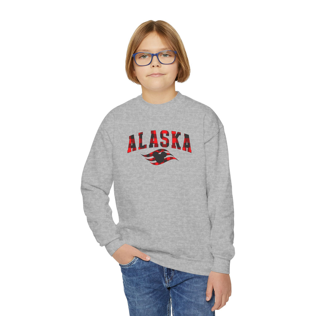 Alaska Cruise Family Crewneck Youth Sweatshirt | Matching Group Travel Pullover