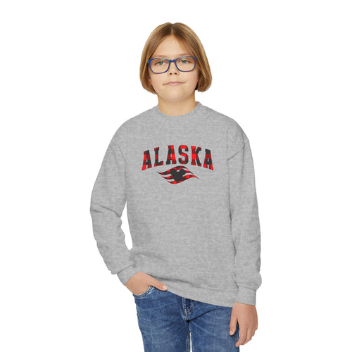 Alaska Cruise Family Crewneck Youth Sweatshirt | Matching Group Travel Pullover