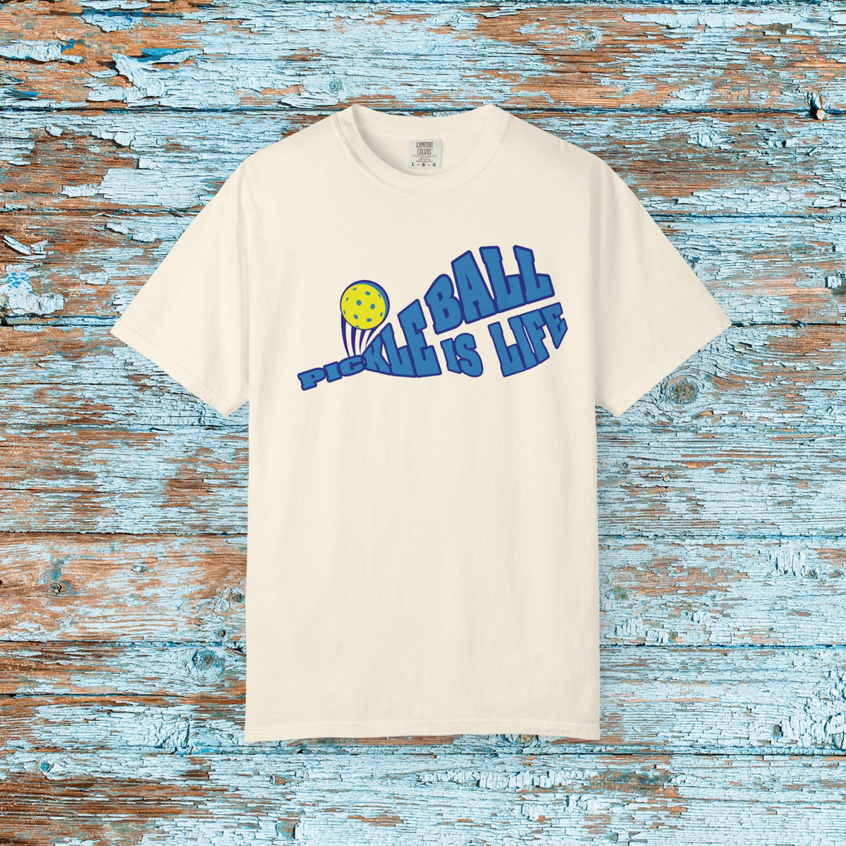 Comfort Colors Pickleball is Life Pickleball Paddle T-shirt Matching Team Shirt Gift for Mom Dad Pickleball Lover Player Gift