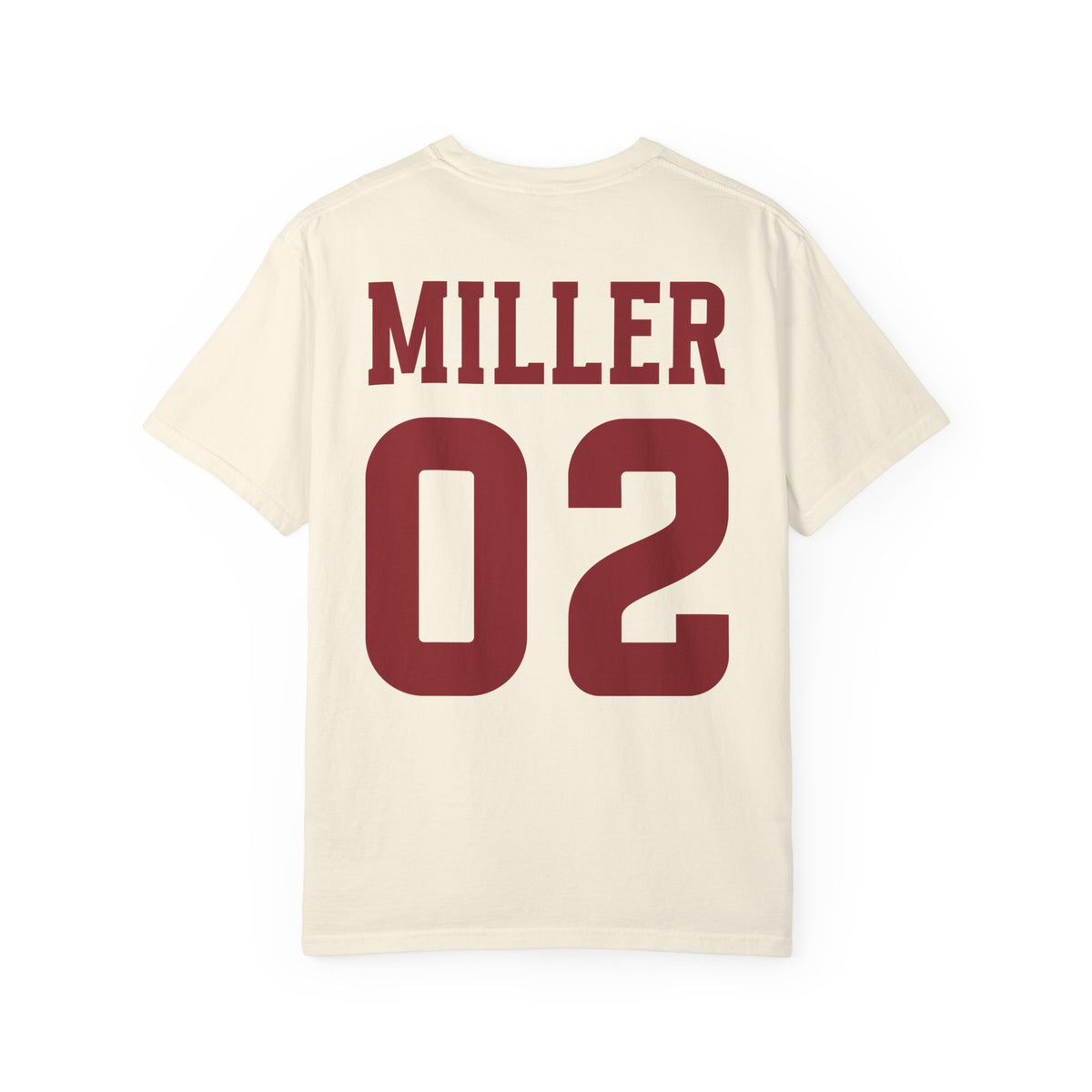 Custom Teacher Team T-shirt | Garment-Dyed School Spirit Tee, Custom Grade and School, Personalized Name & Number