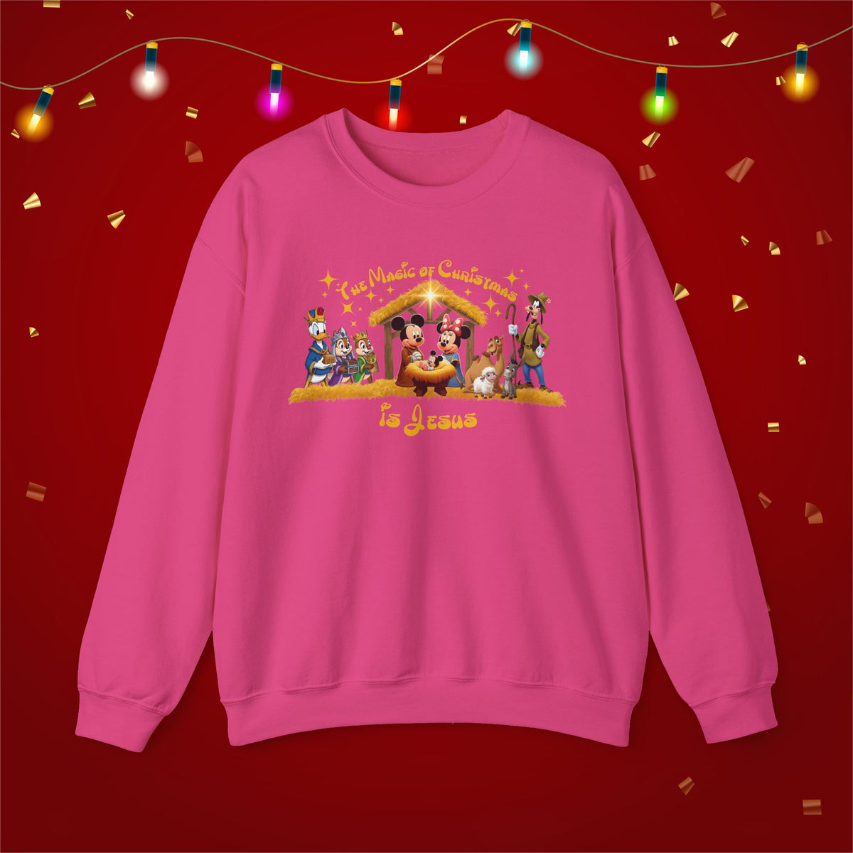 Jesus Mickey Magic Family Matching Shirts Greatest Gift of all Nativity Shirt Christian Christmas Shirt Religious Shirt Bible Verse Shirt