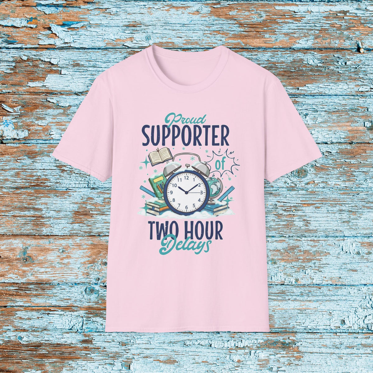 Proud Supporter of Two Hour Delays Unisex Softstyle T-Shirt