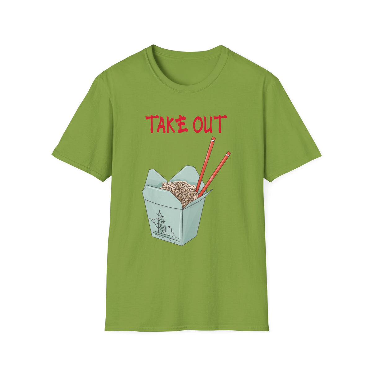 Funny Halloween Costume T-Shirt Chinese Take Out, Food Costume Top, Office Group Costume Shirt, Matching Friends Family Shirt