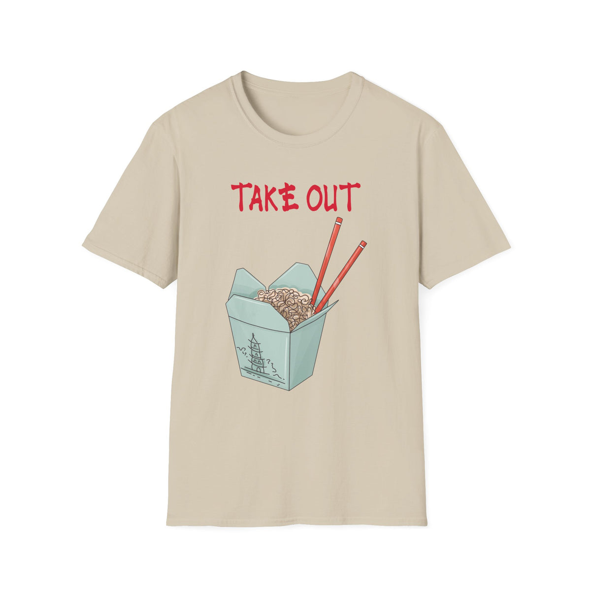 Funny Halloween Costume T-Shirt Chinese Take Out, Food Costume Top, Office Group Costume Shirt, Matching Friends Family Shirt