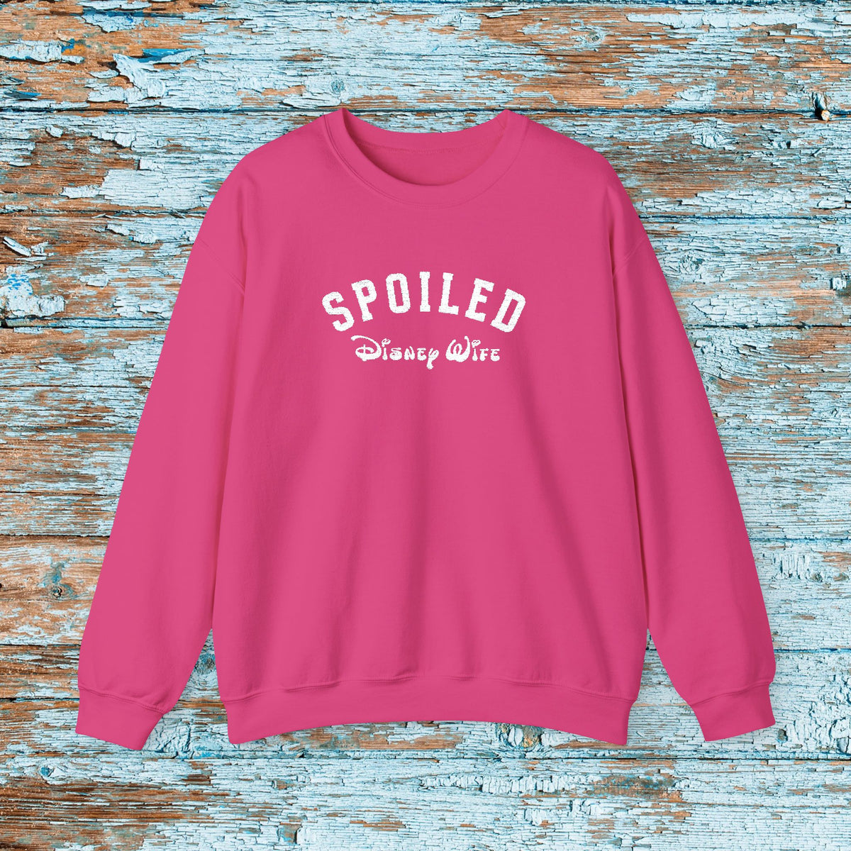 Spoiled Disney Wife Sweatshirt | Mom Wife Disney Pullover