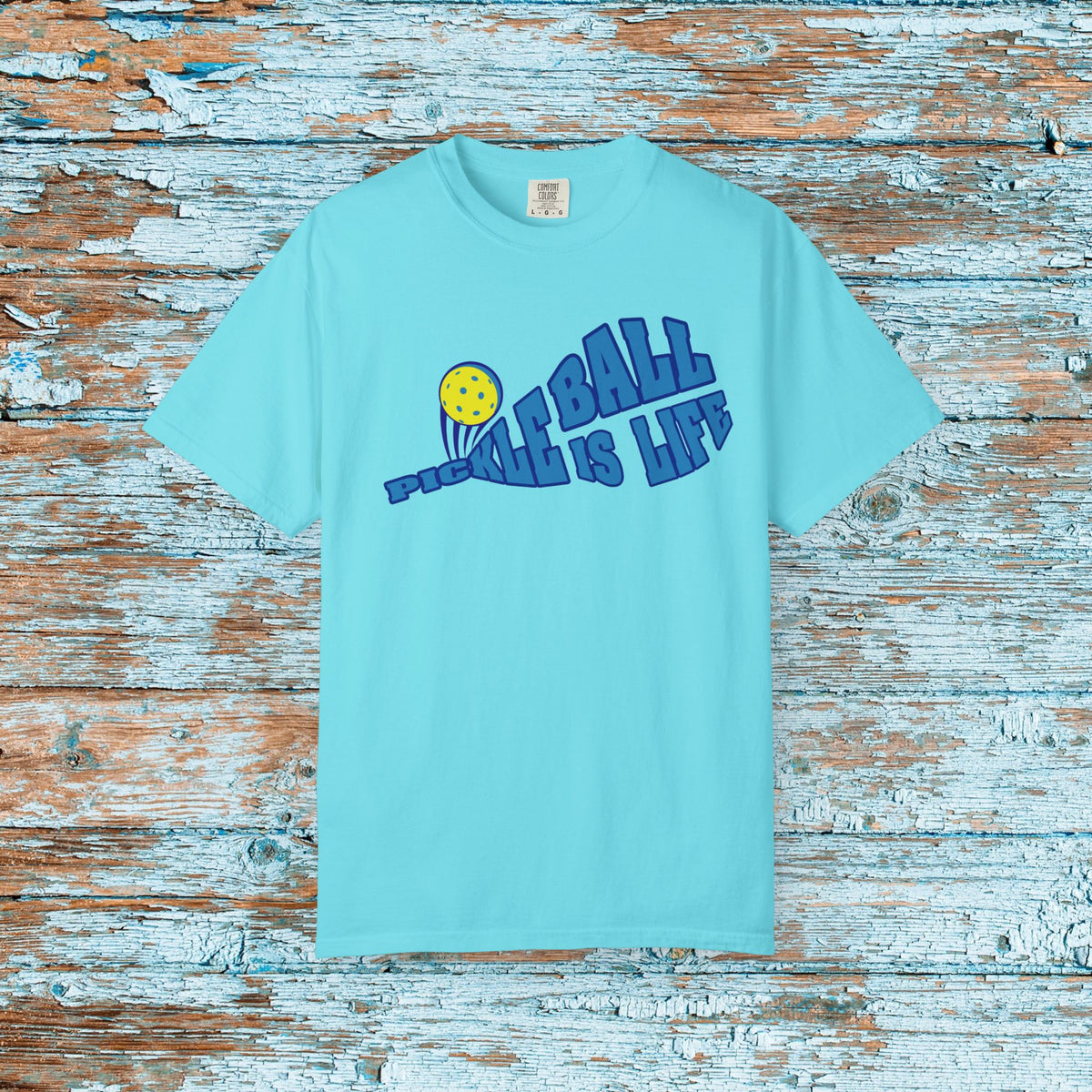 Comfort Colors Pickleball is Life Pickleball Paddle T-shirt Matching Team Shirt Gift for Mom Dad Pickleball Lover Player Gift