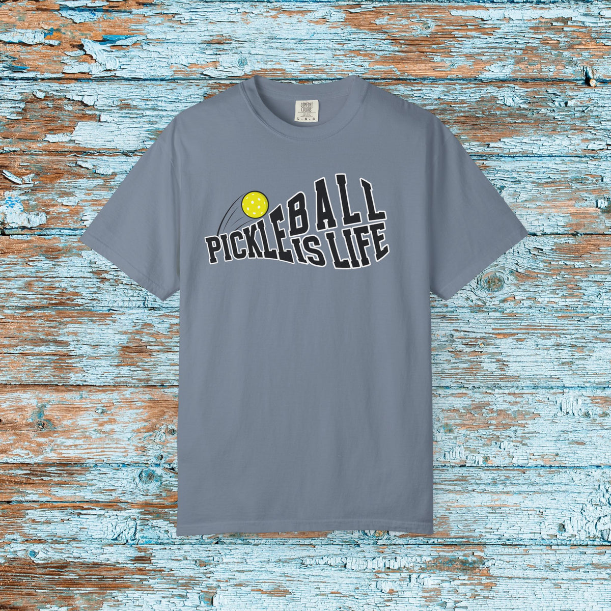 Comfort Colors Pickleball is Life Pickleball Paddle T-shirt Matching Team Shirt Gift for Mom Dad Pickleball Lover Player Gift