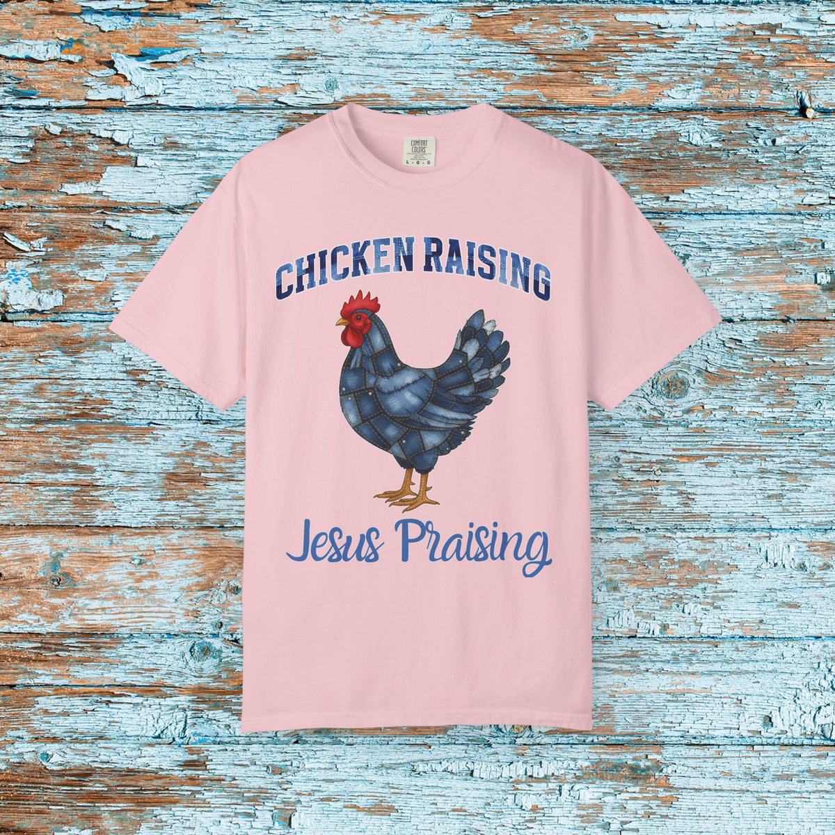 Comfort Colors Chicken Shirt, Cute Christian Shirt For Women,Jesus Shirt,Christian Gift, Christian Christmas Shirt,Love and Grace Shirt